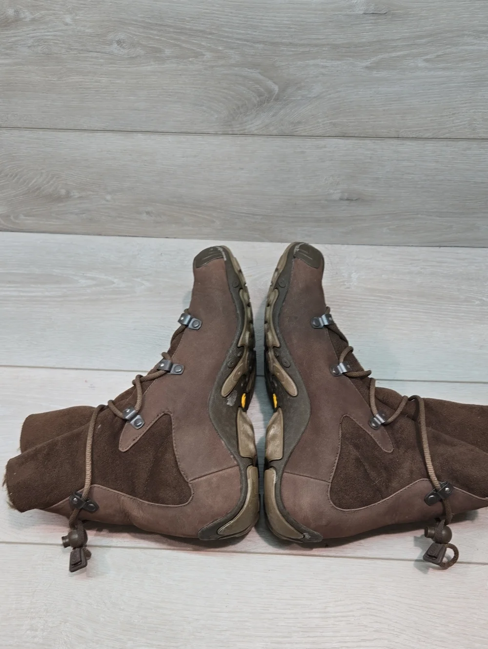 Merrel Forecast Tug Women's Leather Faux-Fur Lined Winter Boots Shoes Sz 9